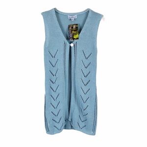 WindiRiver Blue Tunic Sweater Cardigan